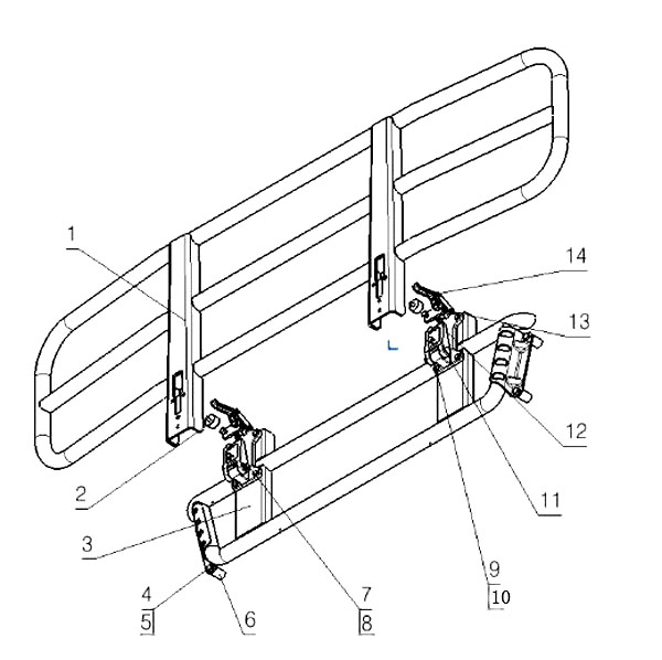 DC93259630001-DZ93259630010 保護(hù)架總成