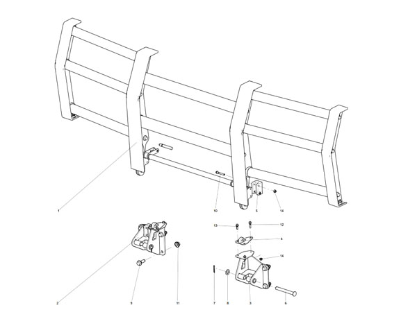 HOWO 越野車新駕駛室前保護(hù)架