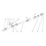 Q151B1455TF2六角頭螺栓-細(xì)牙 M14*1.5*55,10.9 級,磷化