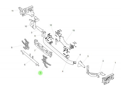 WG9925931130 保險(xiǎn)杠左支架,Left support of the bumper,濟(jì)南向前汽車(chē)配件有限公司
